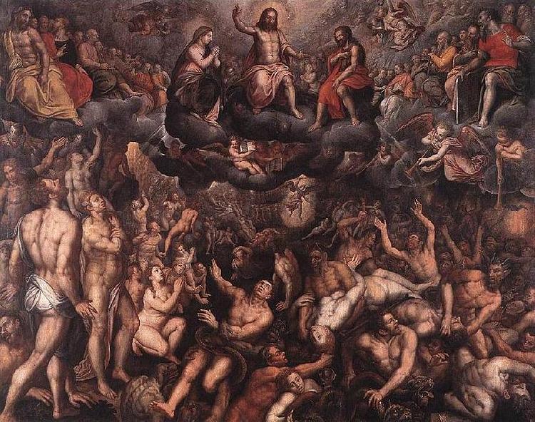 Raphael Coxie The Last Judgment. oil painting image